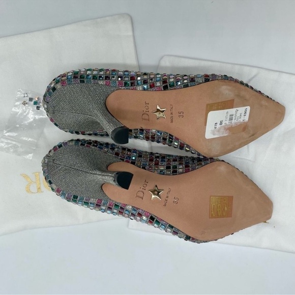 Women’s Dior capture embellished pumps size 35 made in Italy - Picture 5 of 7